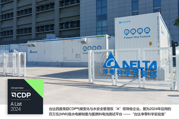 台达四度荣获CDP气候变化与水安全管理双 A 领导级企业