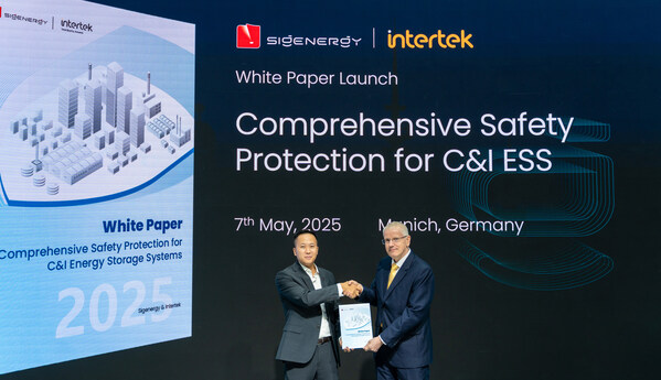 思格携手Intertek发布《工商业储能全方位安全防护解决方案白皮书》